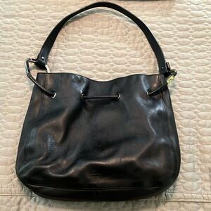 Gucci black leather bag